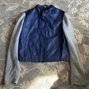 🏍️ GUC women Forever 21 faux leather moto jacket size small